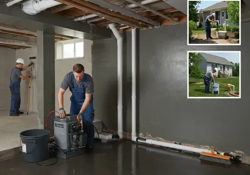 Basement Waterproofing and Flood Prevention process in Freeport, ME